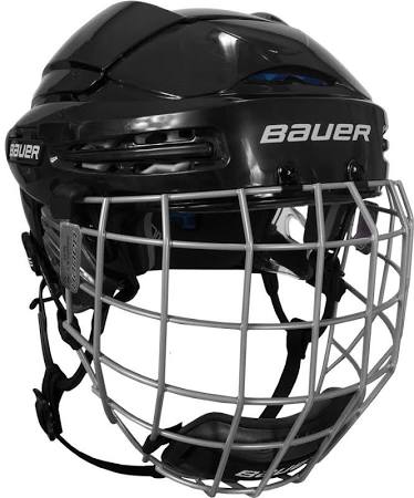 HECC-approved hockey helmet with facemask