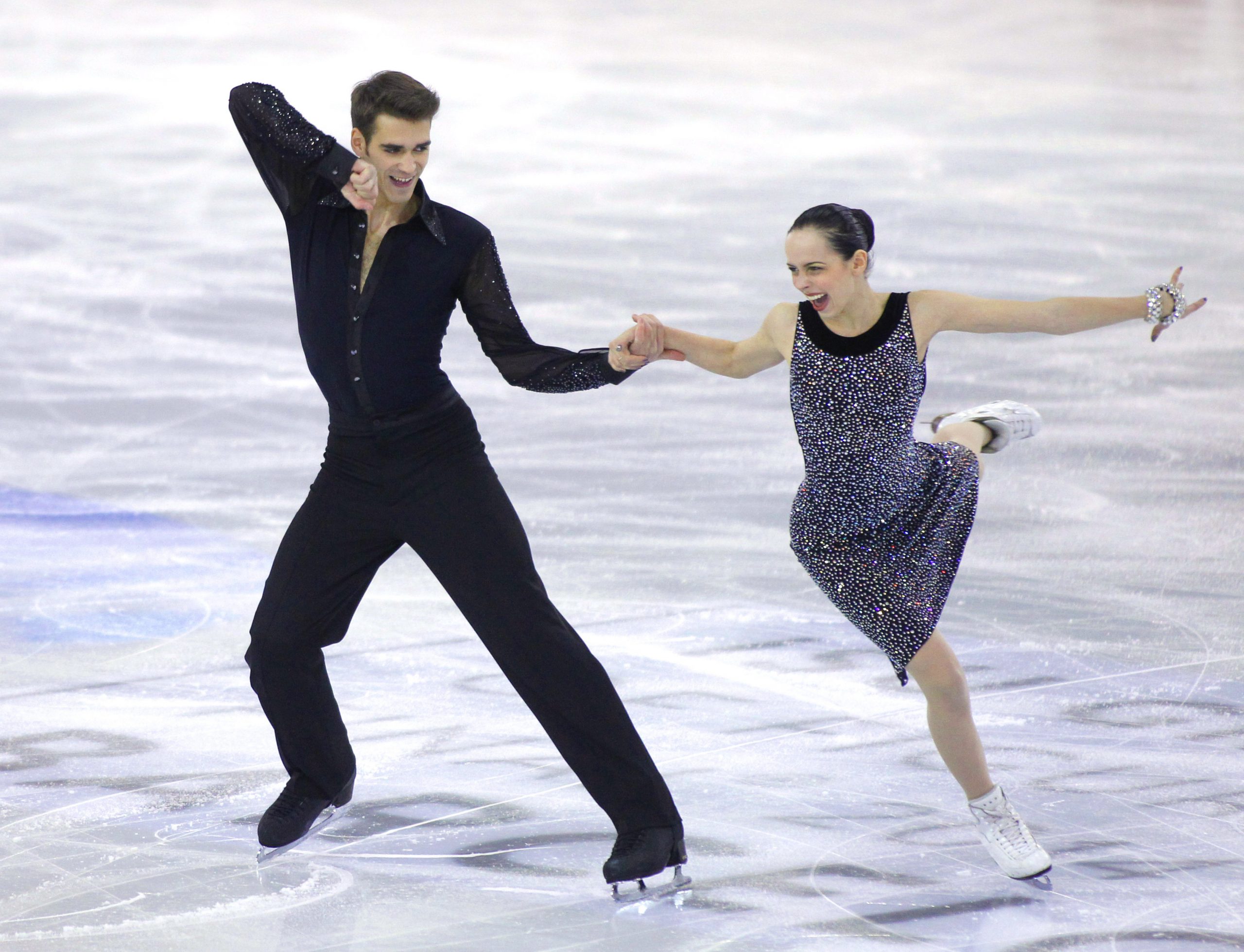 Figure skating duo