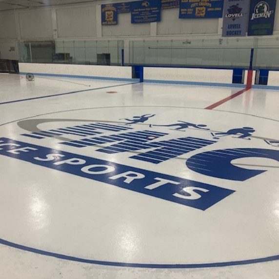Shot of center ice